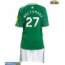 Newcastle United Nick Woltemade #27 Auswärts Trikotsatz Kinder 2025-26 Kurzarm (+ Kurze Hosen)